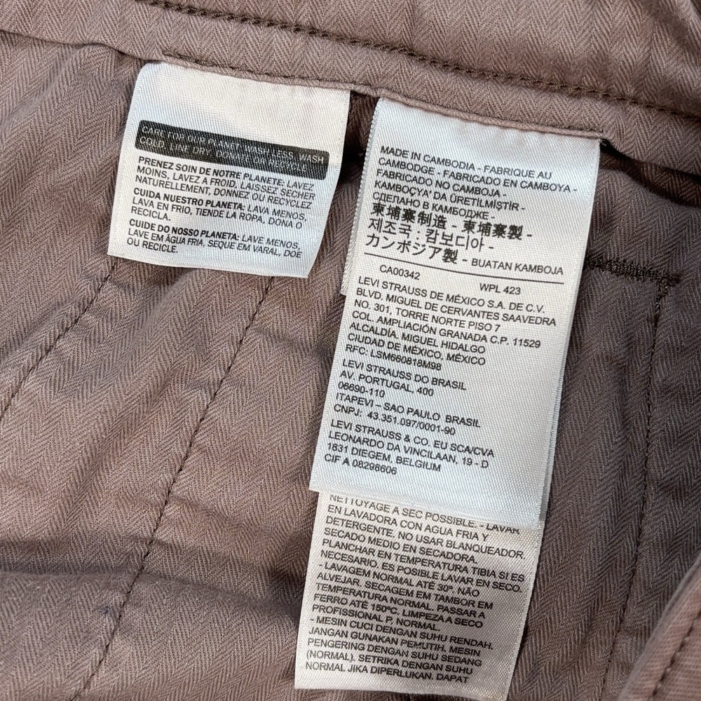 Levi's‎ XX Chino Pants Men's 31x28* Dusty Pink Brown Slim Taper Stretch - Picture 14 of 16